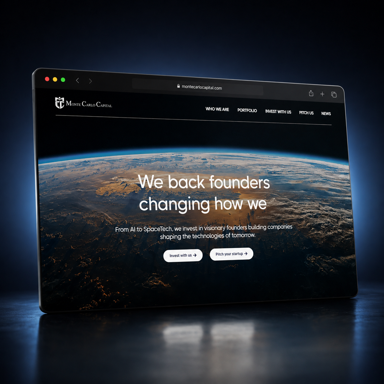 Monte Carlo Capital venture capital investment WordPress website